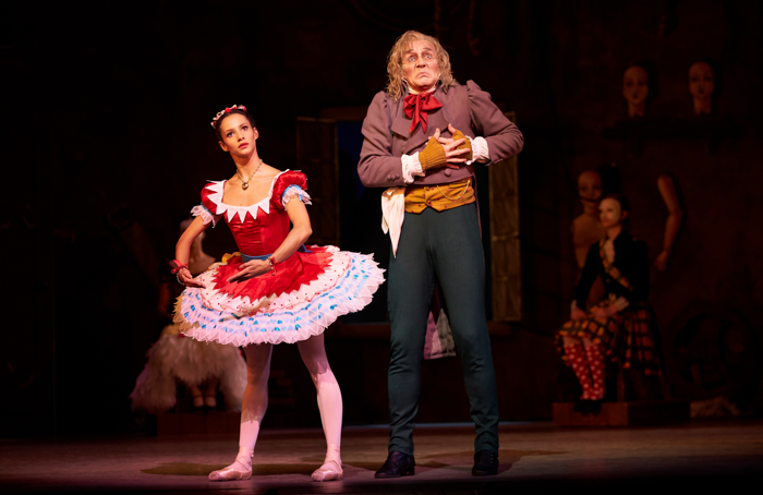 Francesca Hayward and Gary Avis in Coppelia at Royal Opera House, London. Photo: Bill Cooper