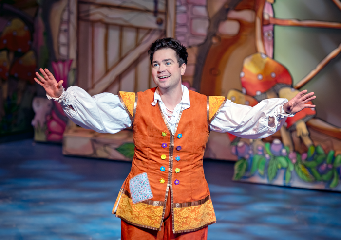 Scene from Jack and the Beanstalk at Theatre Royal, Wakefield