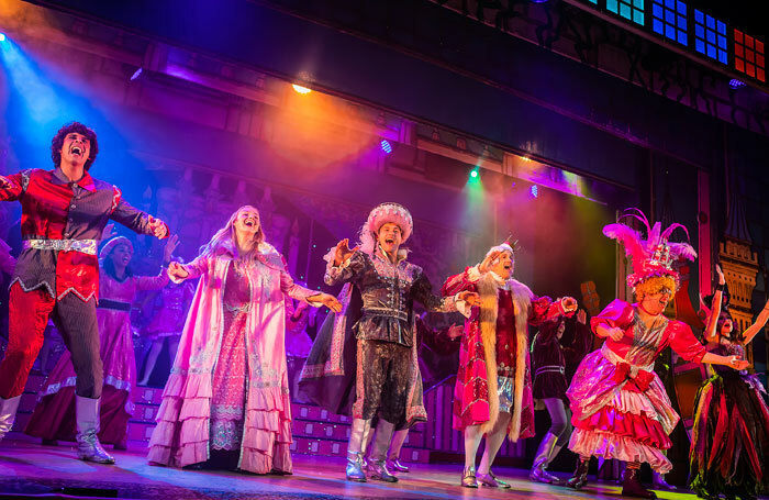 Cast of Sleeping Beauty at the Alban Arena, St Albans. Photo: Pamela Raith