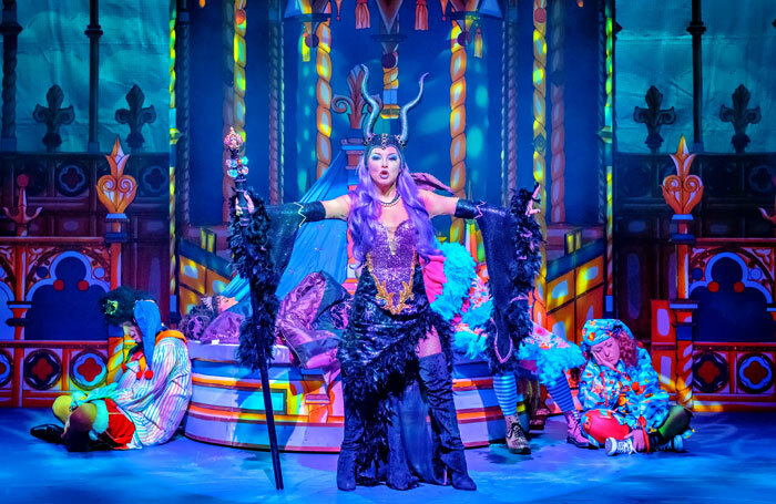 Hayley Russell in Sleeping Beauty at the Lawrence Batley Theatre, Huddersfield. Photo: Robling Photography