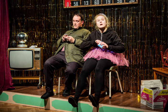 Alec Nicholls and Emma Barclay in One Million Tiny Plays About Britain at Jermyn Street Theatre. Photo: Robert Workman