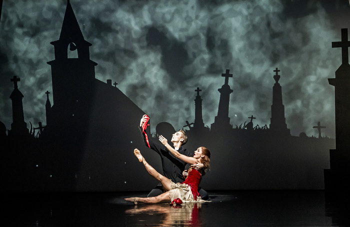 Liam Mower and Ashley Shaw in The Red Shoes at Sadler's Wells, London. Photo: Tristram Kenton