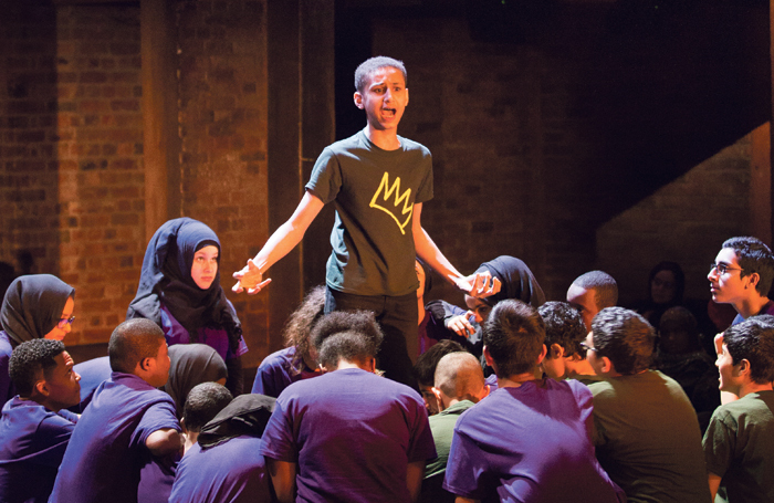 The RSC's Learning and Performance Network Festival with year 3 pupils in St Albans, 2015. Photo: Rob Freeman