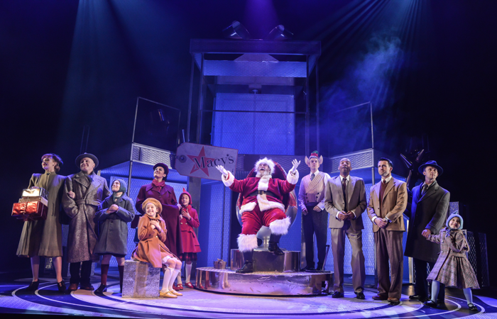 The cast of Miracle on 34th Street, Liverpool Playhouse. Photo: Robert Day