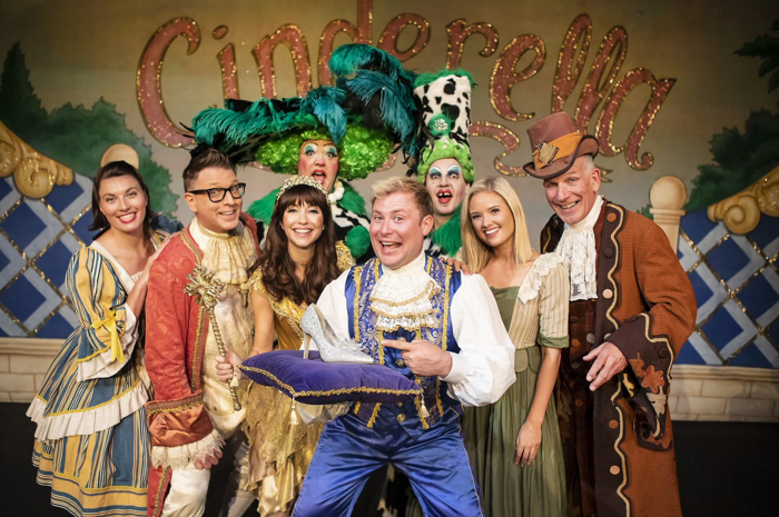 The cast of Cinderella at Lichfield Garrick