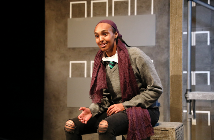 Asha Hassan in Cuttin' It at Royal Exchange Theatre, Manchester. Photo: Anneka Morley