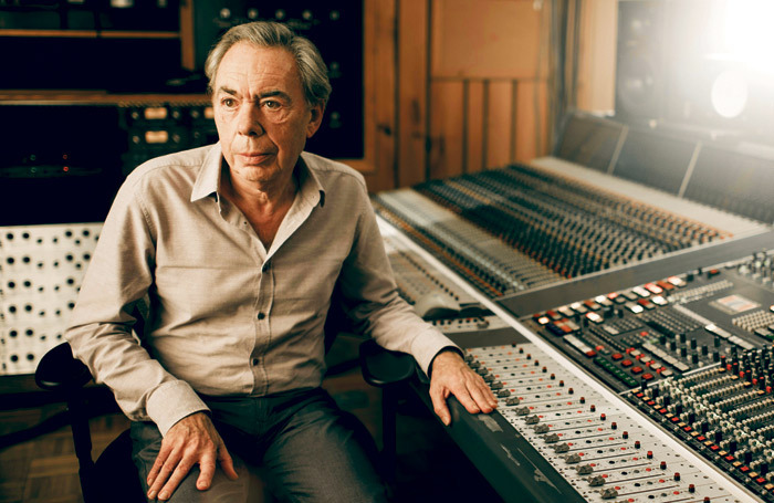 Andrew Lloyd Webber in the studio. Photo: Gregg Delman