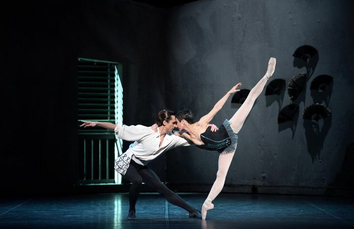 Francesco Gabriele Frola and Tamara Rojo in Carmen at English National Ballet's 70th Anniversary Gala. Photo: Laurent Liotardo