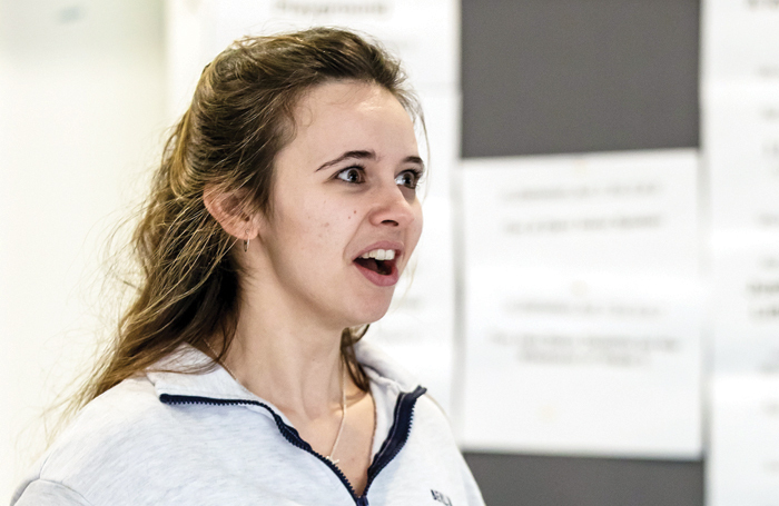  Jessica Rhodes in rehearsals for The Sugar Syndrome. Photo: The Other Richard