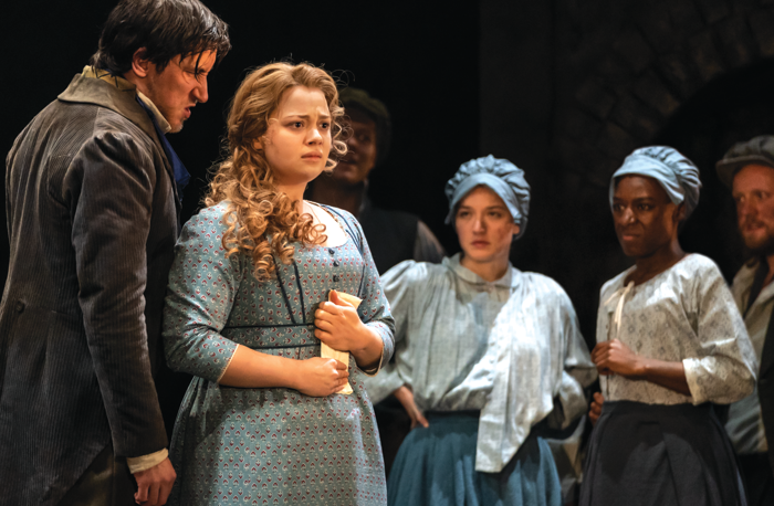 Carrie Hope Fletcher and Company in Les Miserables. Photo: Johan Persson