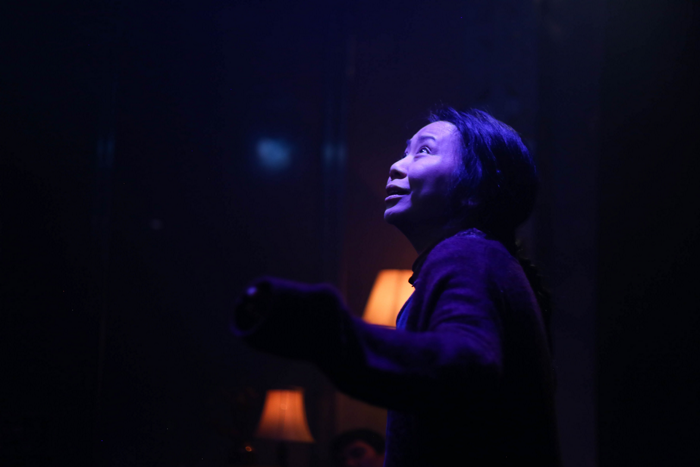 Tina Chiang in Fix at Pleasance Theatre, London. Photo: Nicole Latchana