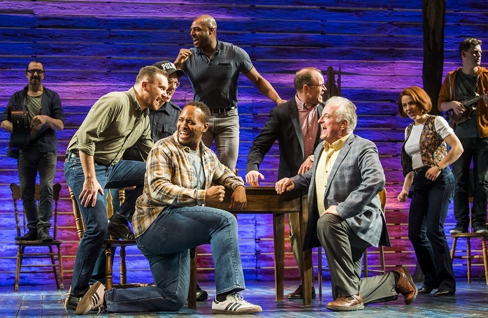 A scene from Come from Away at the Phoenix Theatre, London. Photo: Tristram Kenton