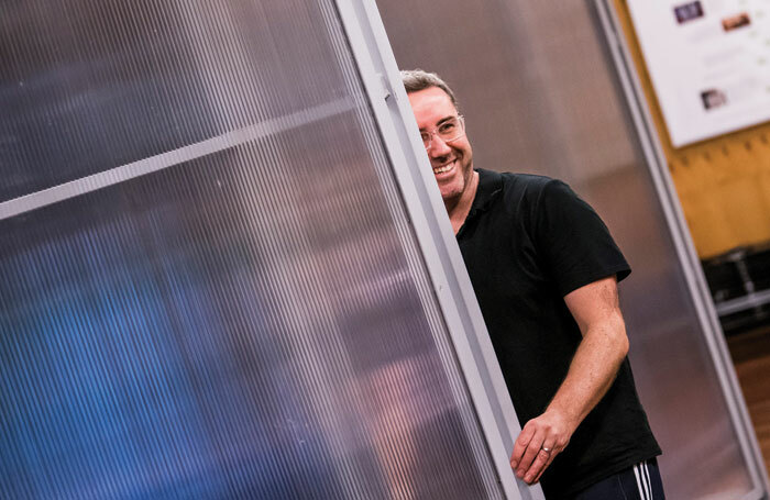 Frantic Assembly's Scott Graham in rehearsal for I Think We Are Alone. Photo: Tristram Kenton