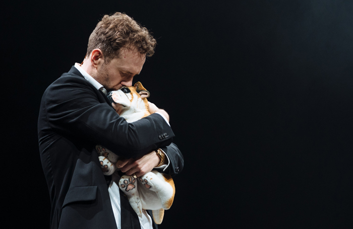 Rafe Spall in Death of England at the National Theatre, London. Photo: Helen Murray