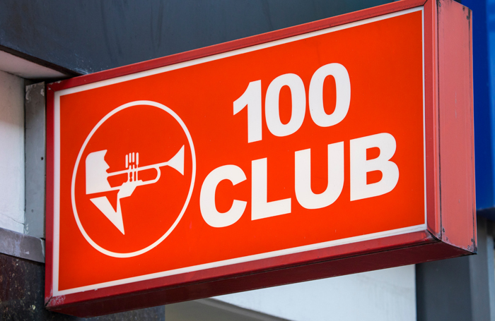 Music venue the 100 Club has been granted special status by Westminster City Council, qualifying for  100% relief from business rates. Photo: Shutterstock