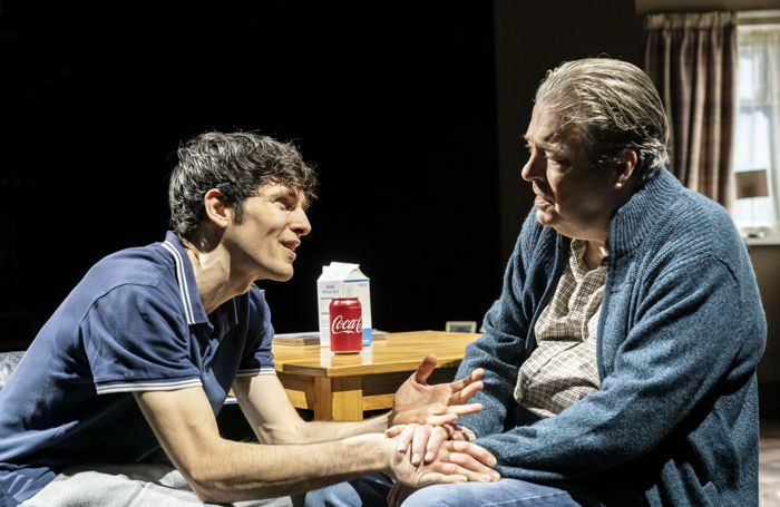 Colin Morgan and Roger Allam in A Number at London's Bridge Theatre. Photo: Johan Persson