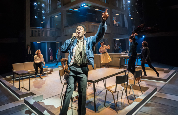 Fela Lufadeju in Standing at the Sky's Edge at Crucible Theatre, Sheffield. Photo: Johan Persson
