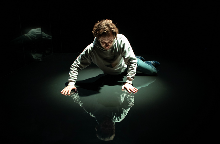 Sam Crane in The Rage of Narcissus at Pleasance Theatre, London. Photo: Ali Wright