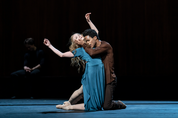 Marcelino Sambé and Lauren Cuthbertson in The Cellist at Royal Opera House, London. Photo: Bill Cooper