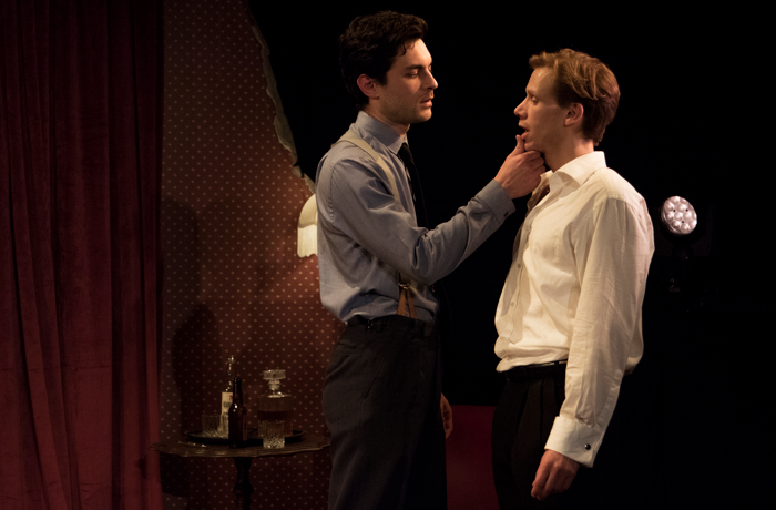 Guy Warren-Thomas and Max Rinehart in Spy Plays at Above the Stag. Photo: PBG Studios