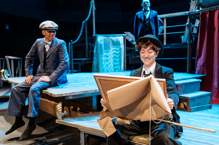 Jerone Marsh-Reid and Amalia Vitale in Told by an Idiot's The Strange Tale of Charlie Chaplin and Stan Laurel. The theatre company is one of the independent organisations covered by the new pay agreement. Photo: Manuel Harlan