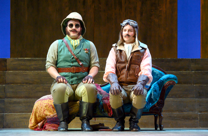 Thomas Elwin and Frederick Long in Cosi Fan Tutte. Photo: Richard Hubert-Smith