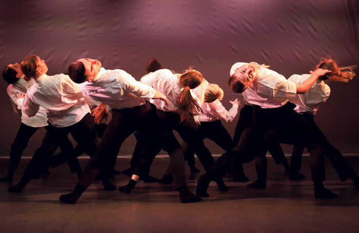 Dance students at Rambert School of Ballet and Contemporary Dance. Photo: James Keates