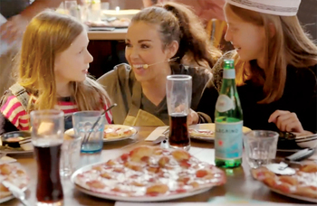 Diary: West End diners grab a pizza the action with Waitress cast members...