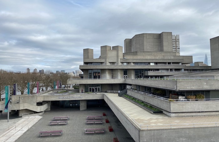 Outside London's National Theatre. To slow the spread of the coronavirus, the government has announced that the public should "avoid" theatres. Photo: Alistair Smith