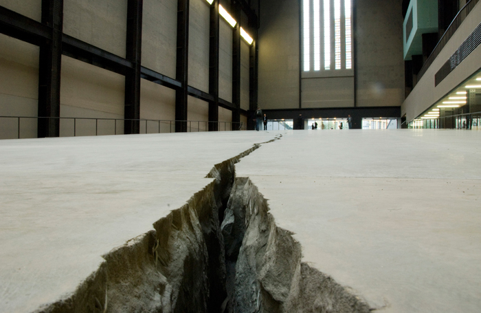 Doris Salcedo’s Shibboleth at Tate Modern in 2007. Photo: Tate Photography