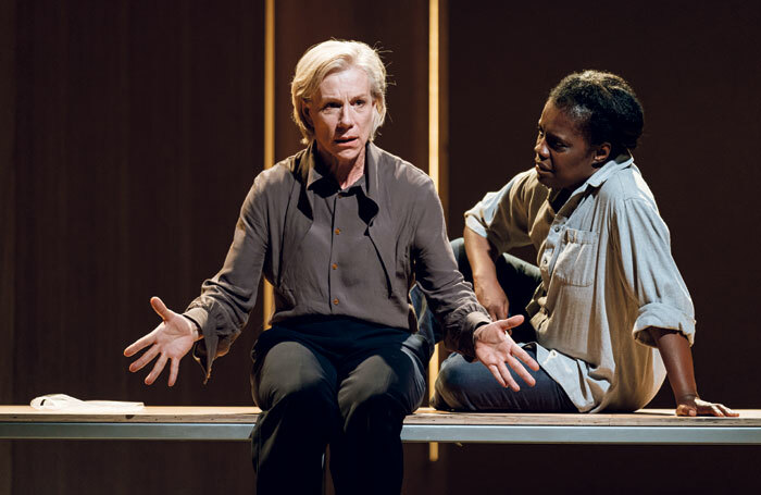 Juliet Stevenson and Joy Richardson in The Doctor, which was due to transfer to the West End. Photo: Manuel Harlan