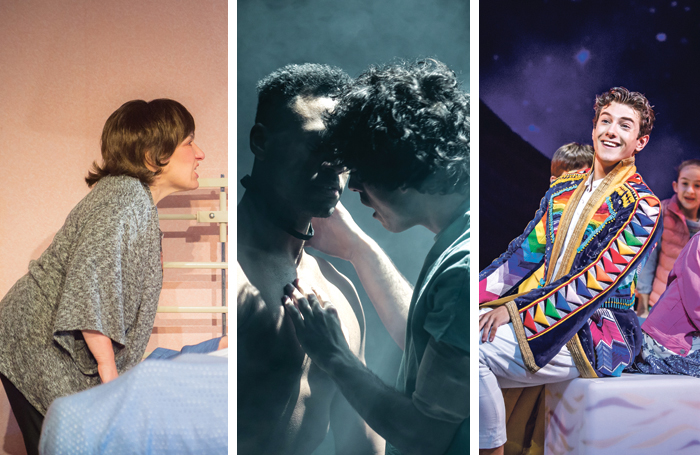 From left: Beverley Klein in In Basildon, Ira Mandela Siobhan and Ethan Kai in Equus, and Jac Yarrow in Joseph. Photos: Mark Sepple/The Other Richard/Tristram Kenton