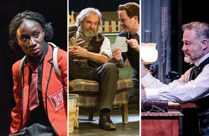 From left: Heather Agyepong in Noughts and Crosses, Julian Forsyth and Damian Humbley in Local Hero and Owen Teale in Rutherford and Son. Photos: Robert Day, Stephen Cummiskey, The Other Richard