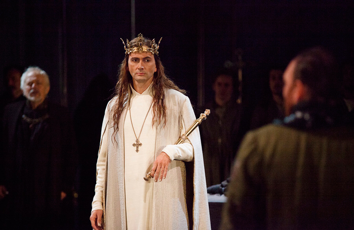 David Tennant in Richard II at the RSC in 2013. Photo: Kwame Lestrade/RSC