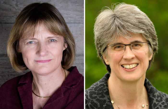 National Theatre executive director Lisa Burger and RSC executive director Catherine Mallyon. Photo: James Bellorini