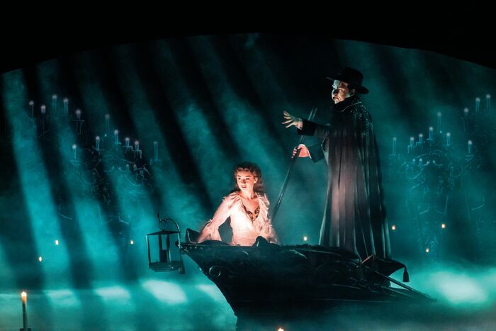 Killian Donnelly and Holly-Anne Hull in The Phantom of the Opera. Photo: Johan Persson