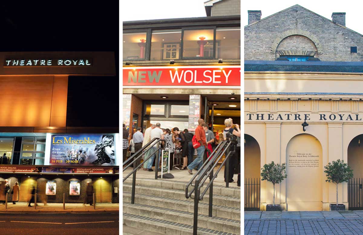 Norwich Theatre Royal, Ipswich's New Wolsey and Theatre Royal Bury St Edmunds are among the venues consulted