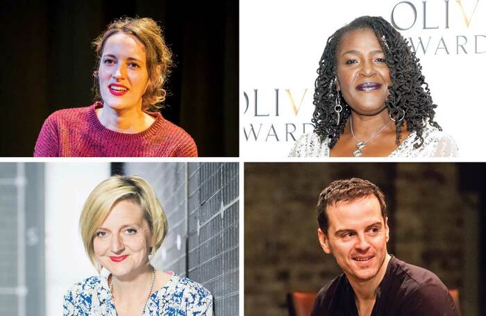 Phoebe Waller-Bridge, Sharon D Clarke, Andrew Scott and Marianne Elliott are among the theatre figures calling for urgent government invervention. Photos: Tristram Kenton/Pamela Raith/Manuel Harlan/Helen Maybanks