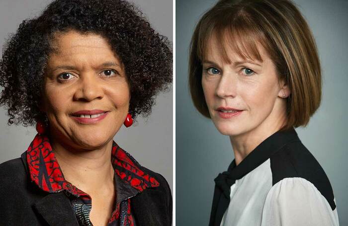 Chi Onwurah (photo: David Woolfall) and Deborah Bull