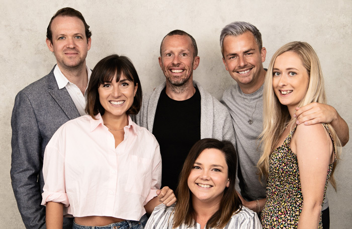 The team at Collective Agents (left to right) John Rogerson, Natalie Smith, Adam Boland, Josie Rolli, Simon Mayhew and Amy McGivern. Photo: The Headshot Box 