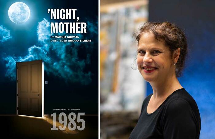 Poster for ’Night, Mother and director Roxana Silbert (photo: Kris Askey)