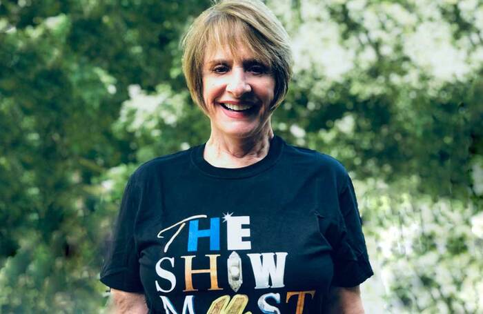 Patti Lupone in a Show Must Go On T-shirt