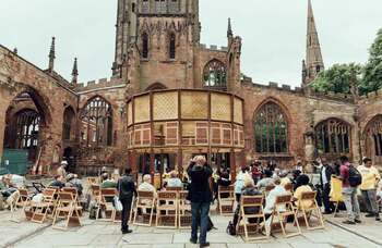 Pop-up chapel donated to Paperback Theatre for outdoor festival