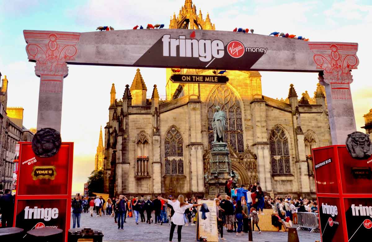 The Royal Mile during Edinburgh Festival Fringe. Photo: Shutterstock