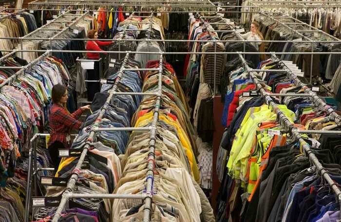 Warehouse of costume suppliers Angels