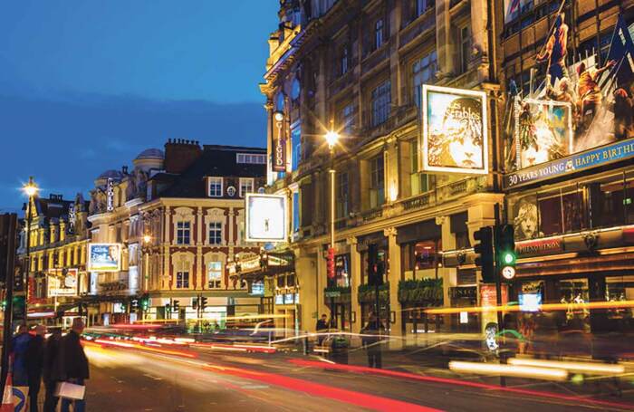 Theatres on Shaftesbury Avenue in 2016 – the West End's new normal may look very different. Photo: Christian Mueller/Shutterstock