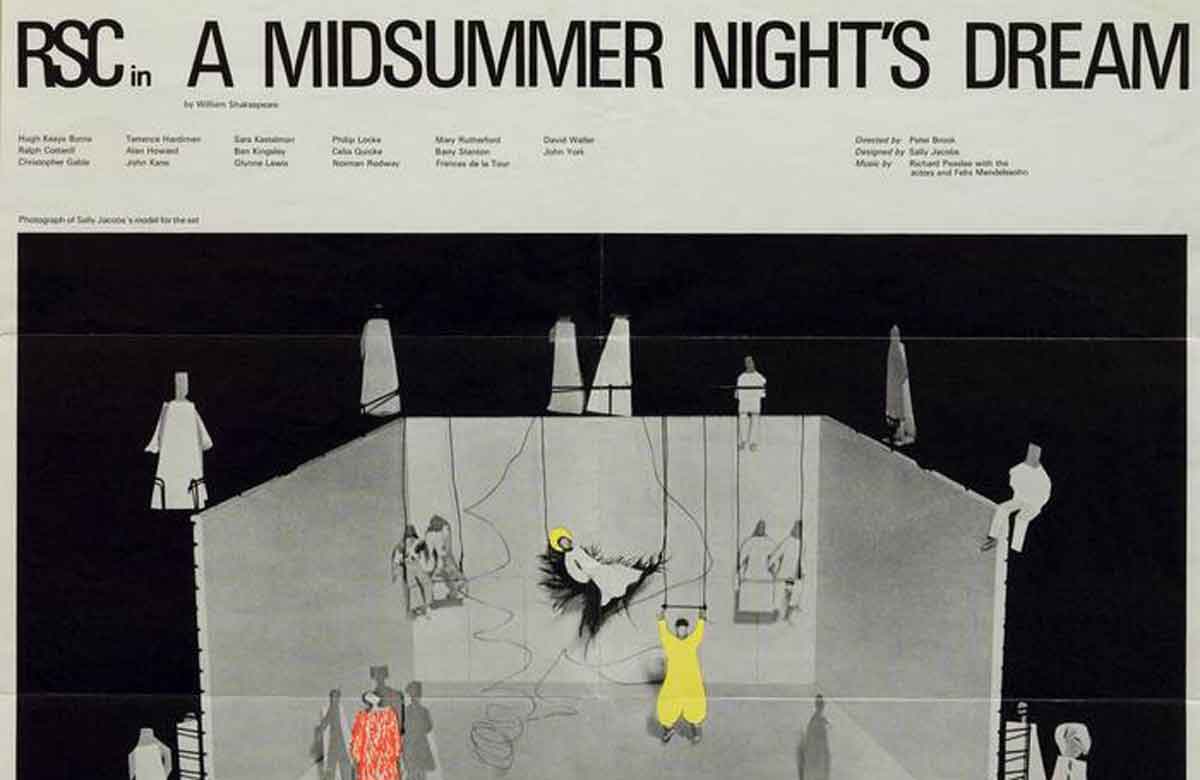 A model of Sally Jacobs’ design for the 1970 A Midsummer Night’s Dream