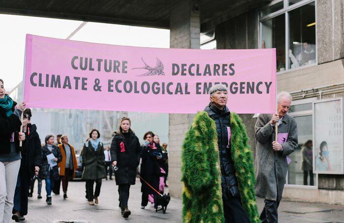 Culture Declares Emergency protest in 2019. Photo: The Lightscaper