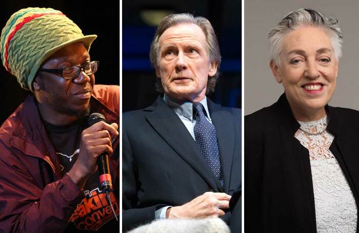 Jonzi D, Bill Nighy, Ruth Mackenzie. Photos: Tristram Kenton, Michel Porro