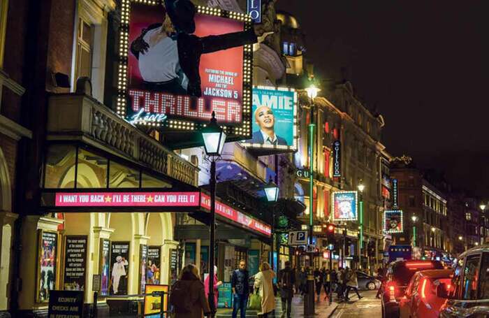 West End theatres on Shaftesbury Avenue, 2019. Photo: Shutterstock
